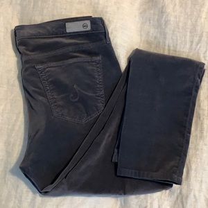 AG Grey Velvet jeans